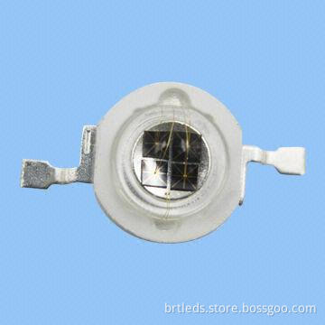 850nm Infrared 1W High-power LEDs, with 130-degree Viewing Angle, 350mA